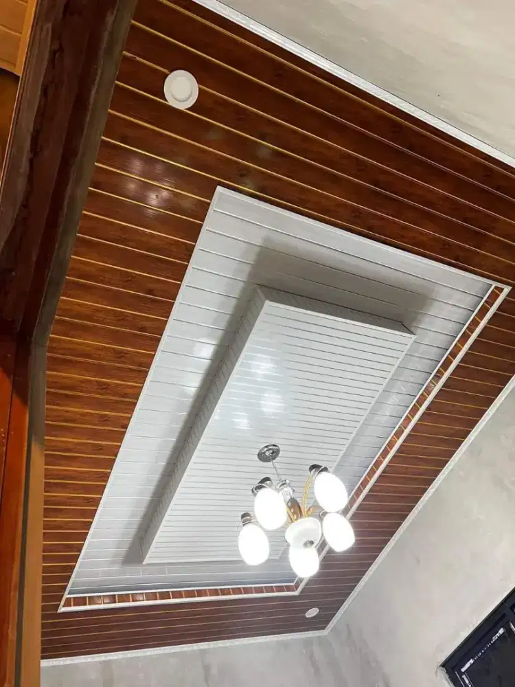 Plafon PVC terpasang