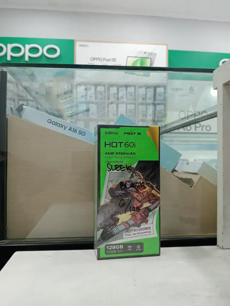INFINIX HOT 60i 6/128 NEW MURAH GARANSI RESMI