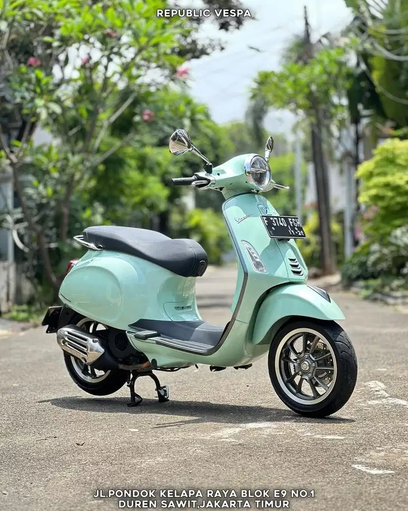 PIAGGIO VESPA PRIMAVERA S150 IGET ABS TH 2021 WARNA GREEN RELAX