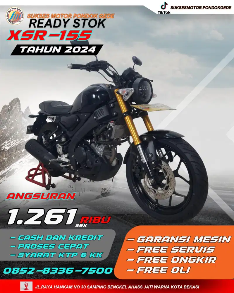 YAMAHA XSR 155 TAHUN 2024 GRATIS SERVIS 1 TAHUN