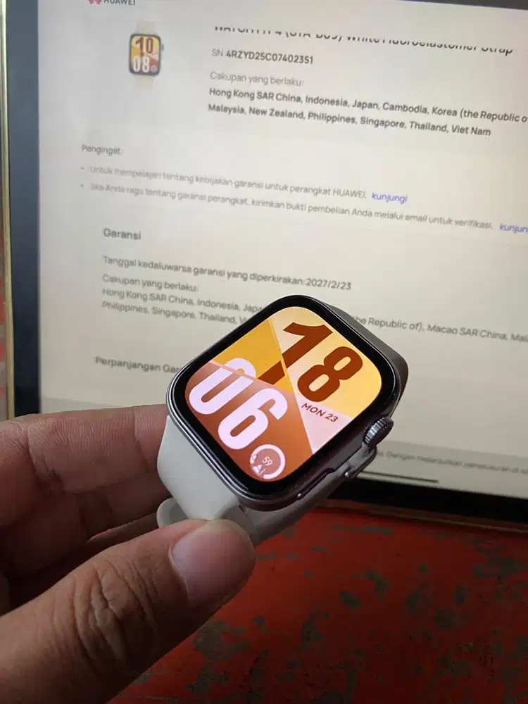 Huawei Fit 4 on garansi bulan 2 2027