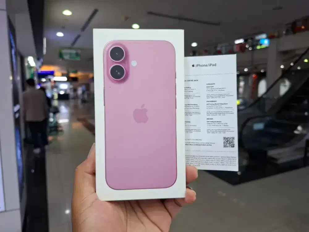 IPHONE 16 128GB PINK BARU