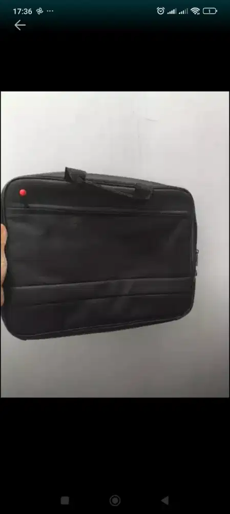 Tas laptop pria warna hitam