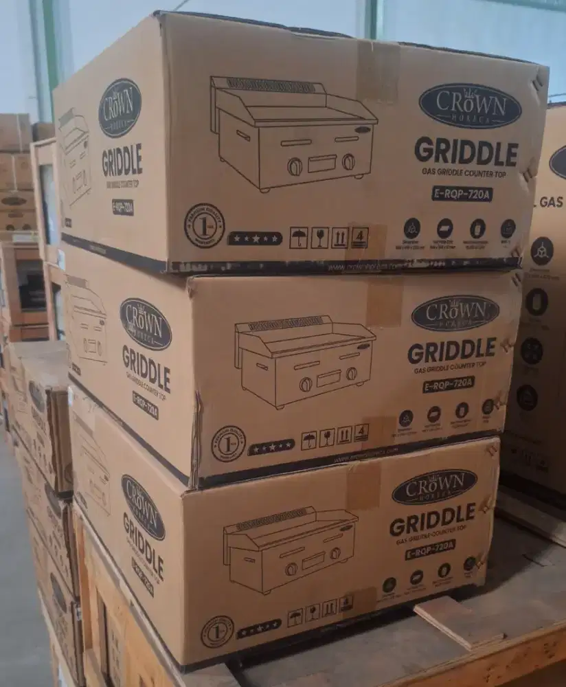 Kompor Gas Griddle Gridle Gridel Crown Flat Steak GRD 720