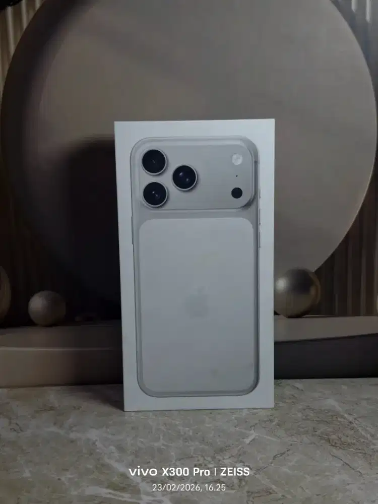 Iphone 17 pro max 256gb ibox silver baru segel