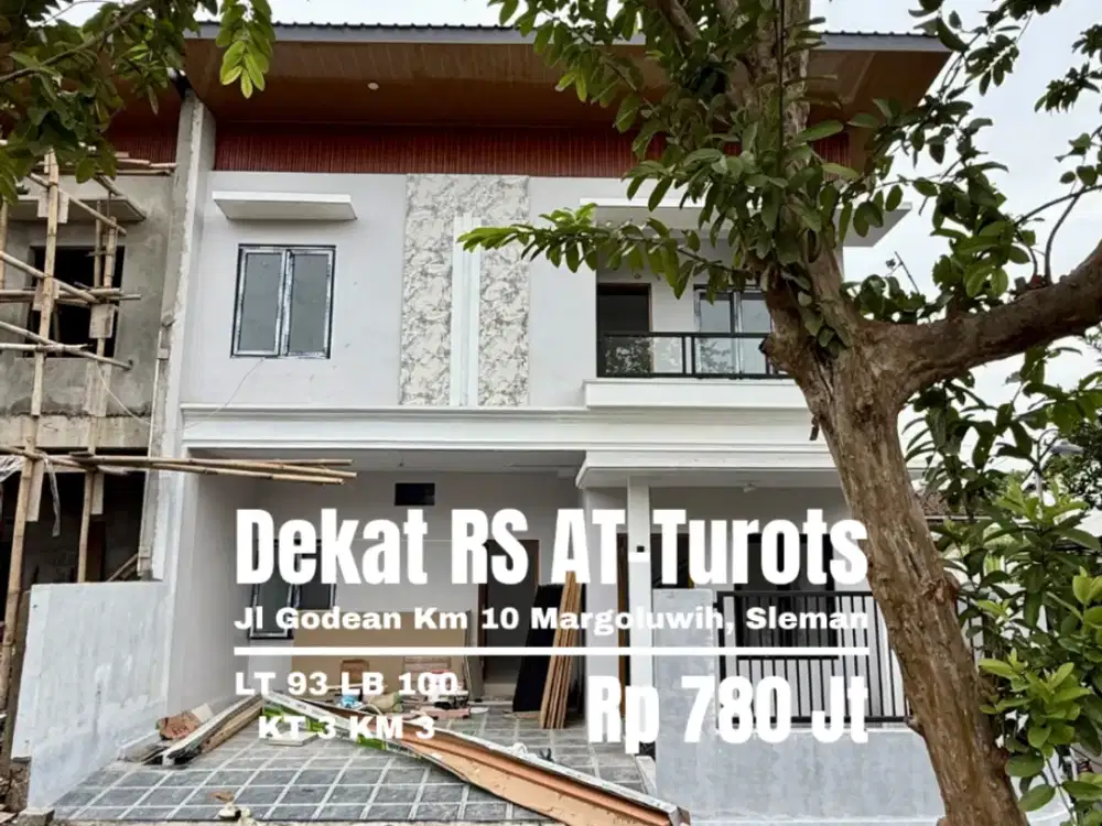 Rumah baru paling murah dekat Rs AT-Turots godean