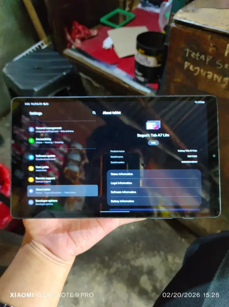 Samsung tab a7 lite T220 3/32gb wifi only