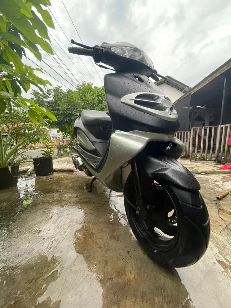 kanzen scudetto TGB 125CC matic 4tak motor langka jadul tahun 2002 BJB