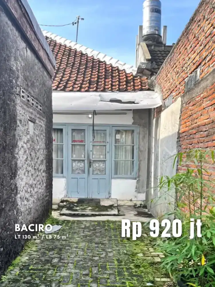 Dijual Rumah Klasik di Baciro dekat Kampus UIN Sunan Kalijaga