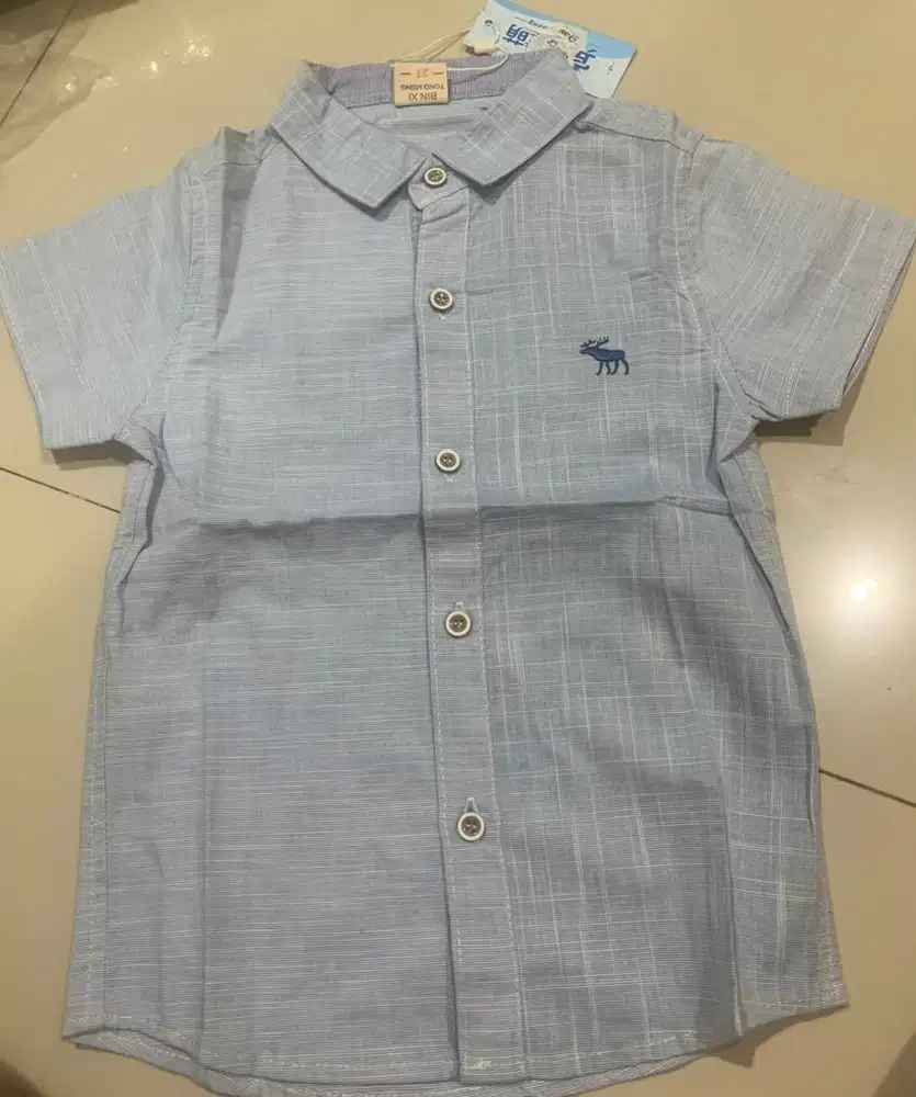 Kemeja Biru import Anak
