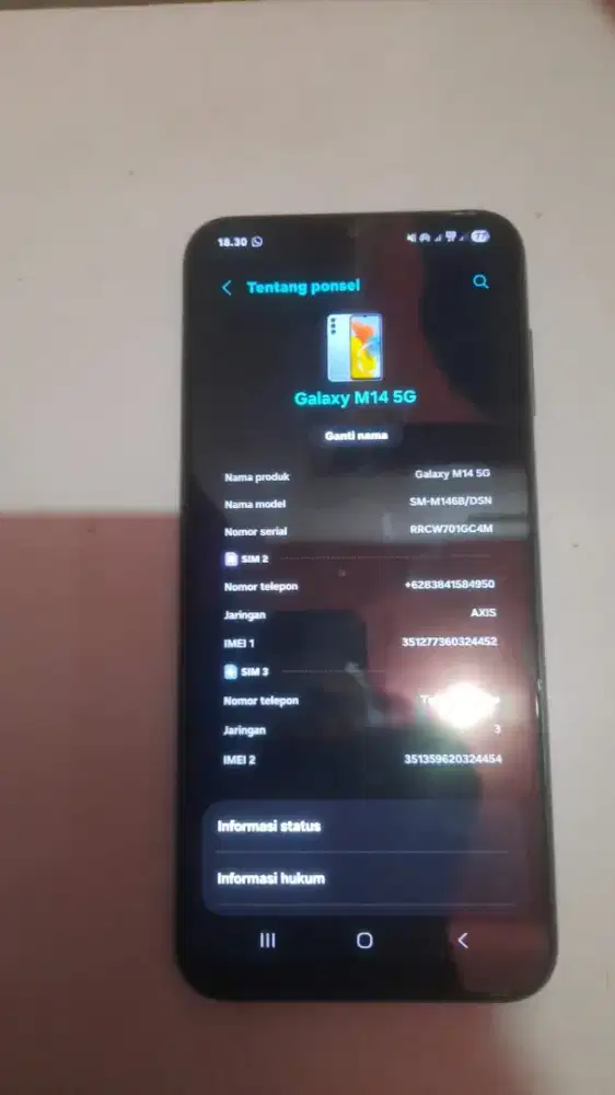 Samsung m14 5g 6/128