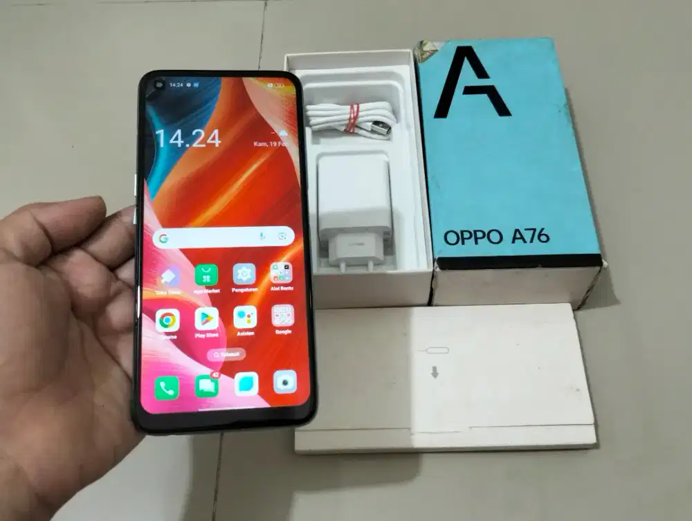 OPPO A76 RAM 6GB +4GB / 128GB 4G 6.56in Finger 5000Mah Snapdragon 680