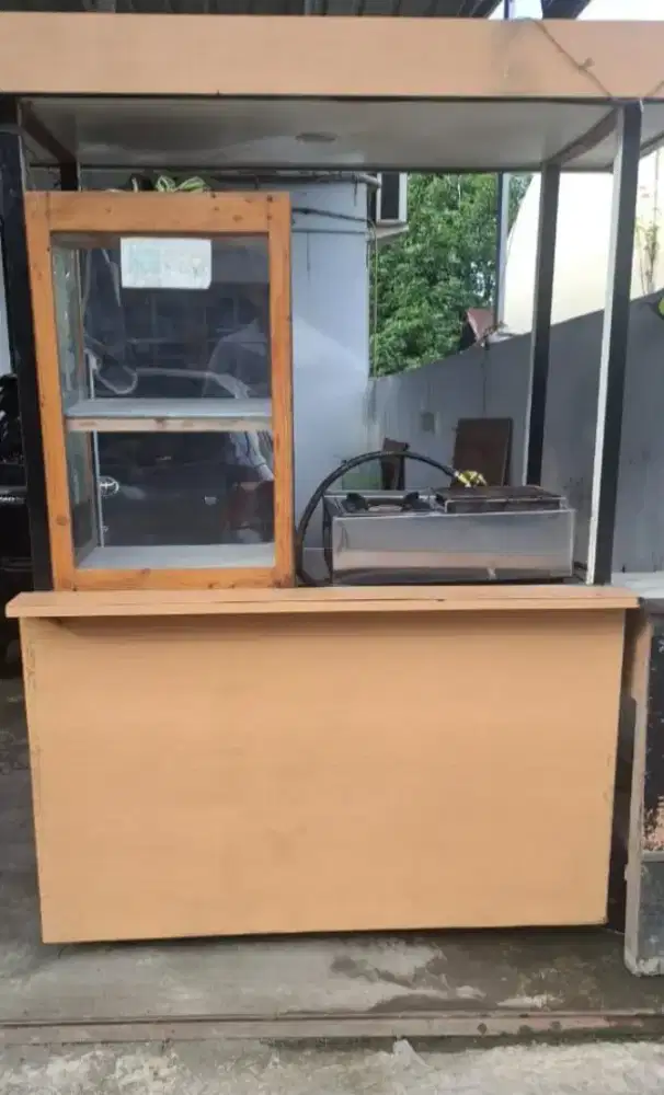 Steling jualan + kompor dua fungsi