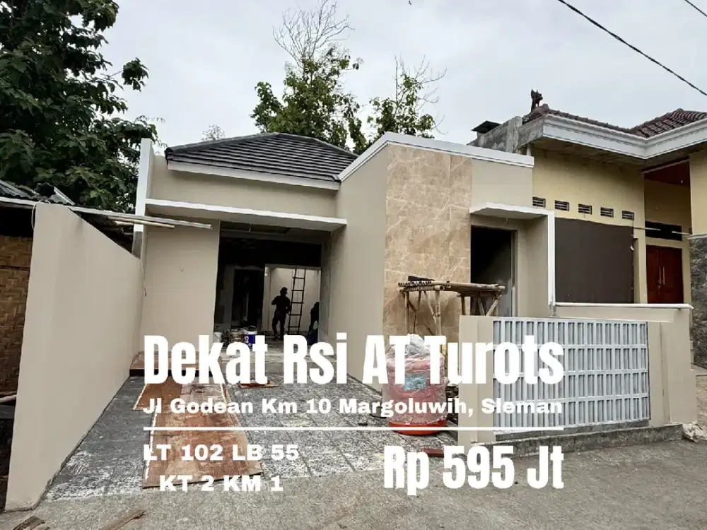 Rumah baru murah dekat Rsi At Turots godean