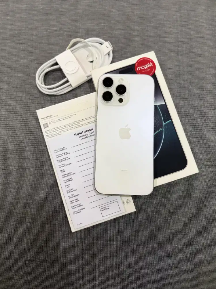 iPhone 16 Pro Max 256GB iBox Garansi Panjang