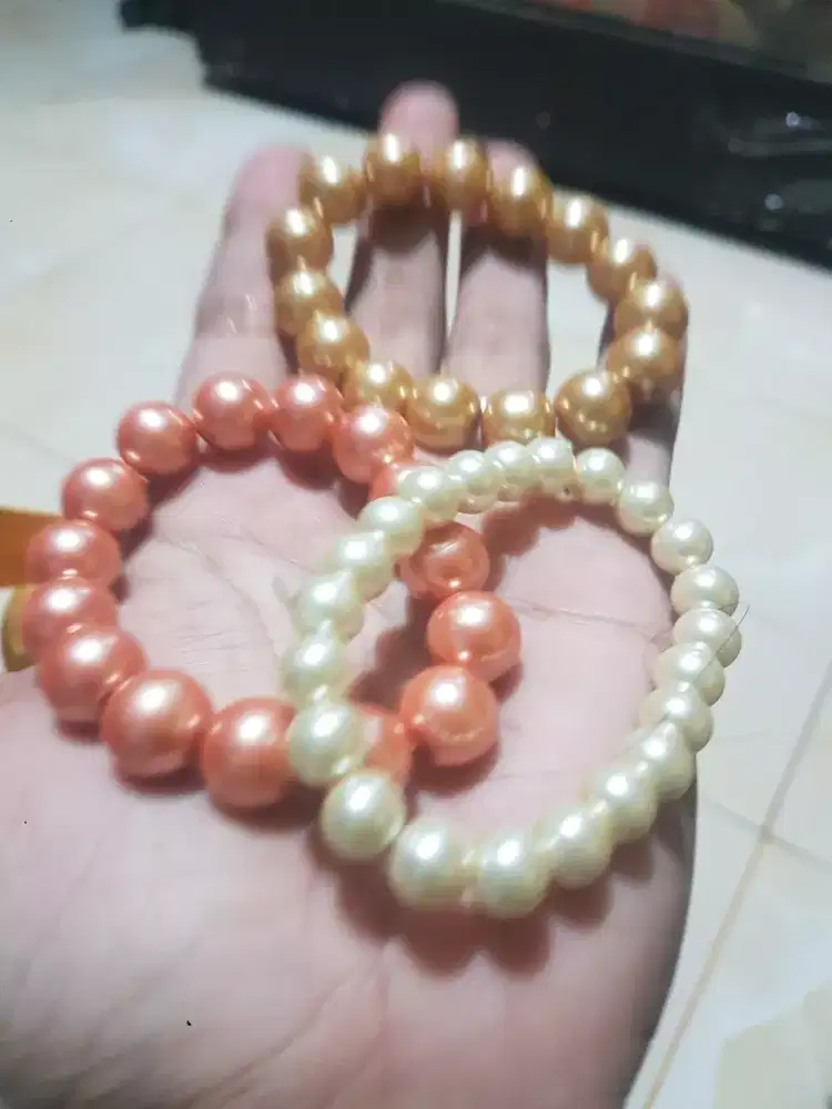 gelang mutiara air tawar asli