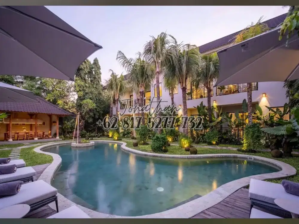 DIJUAL – HOTEL MEWAH BARU DI SEMINYAK (LEASEHOLD 20 TAHUN)