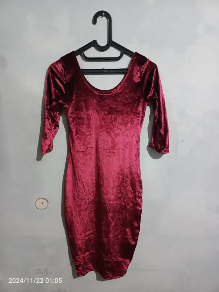 Dress brudru maron