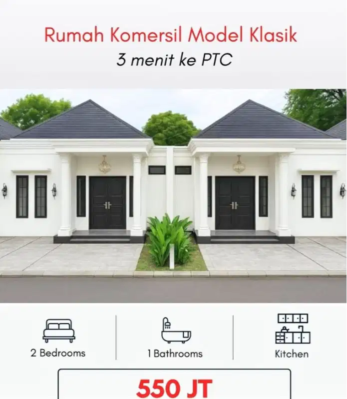 RUMAH AREA PTC MALL KOTA PALEMBANG