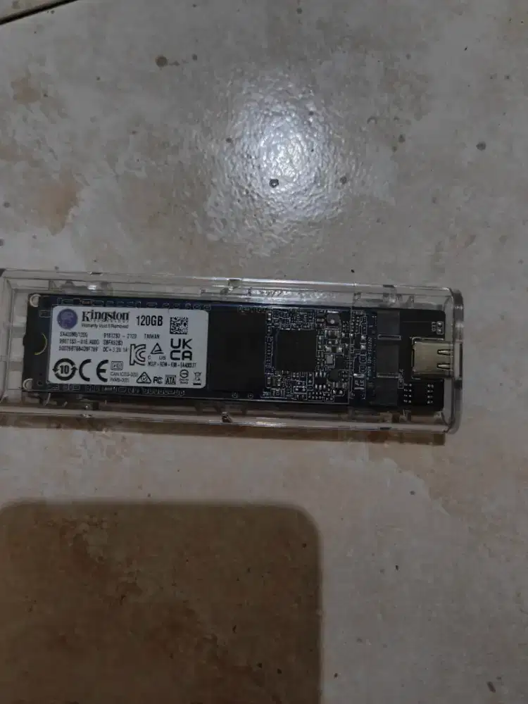 Jual Ssd m2 120GB  Kingston + box