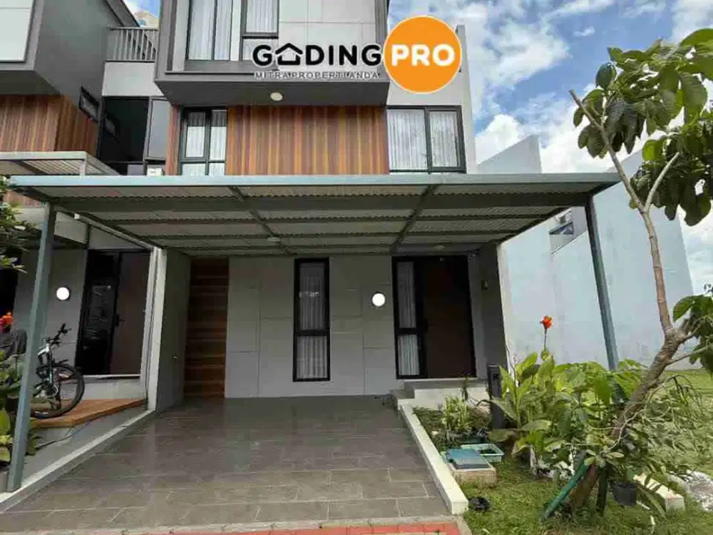 DIJUAL RUMAH SEMI FURNISH POSISI HOEK KOTA WISATA CIBUBUR