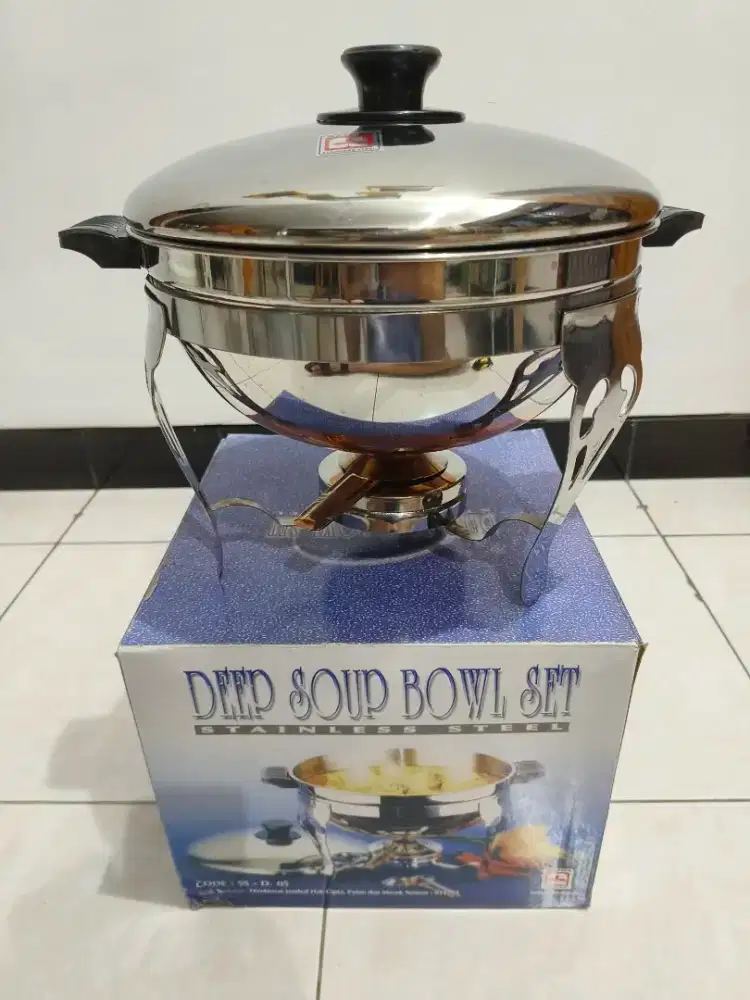 Mangkok Sup dengan Pemanas Maspion