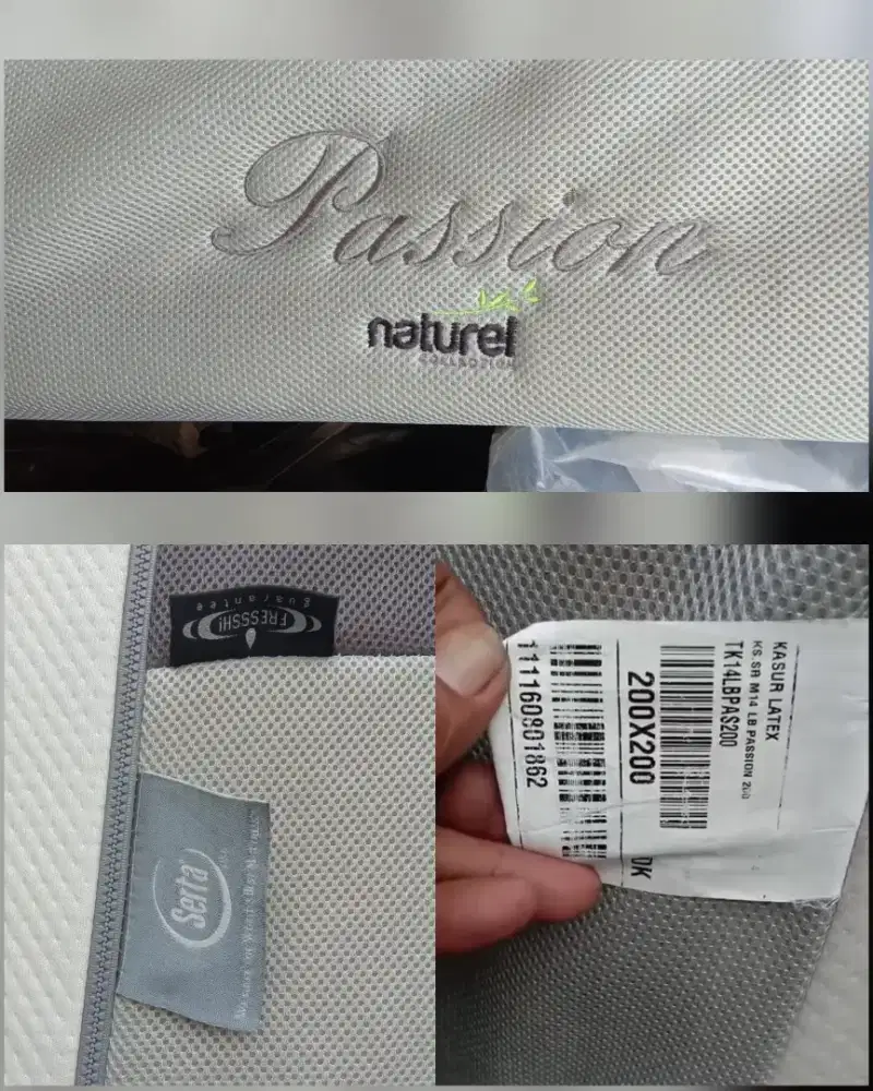 Kasur Latex Serta Passion Size 200x200