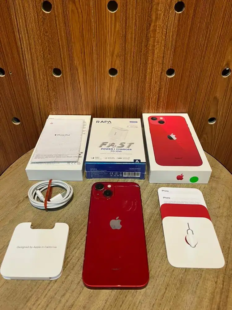 Second iBox iPhone 13 128GB Red Fullset