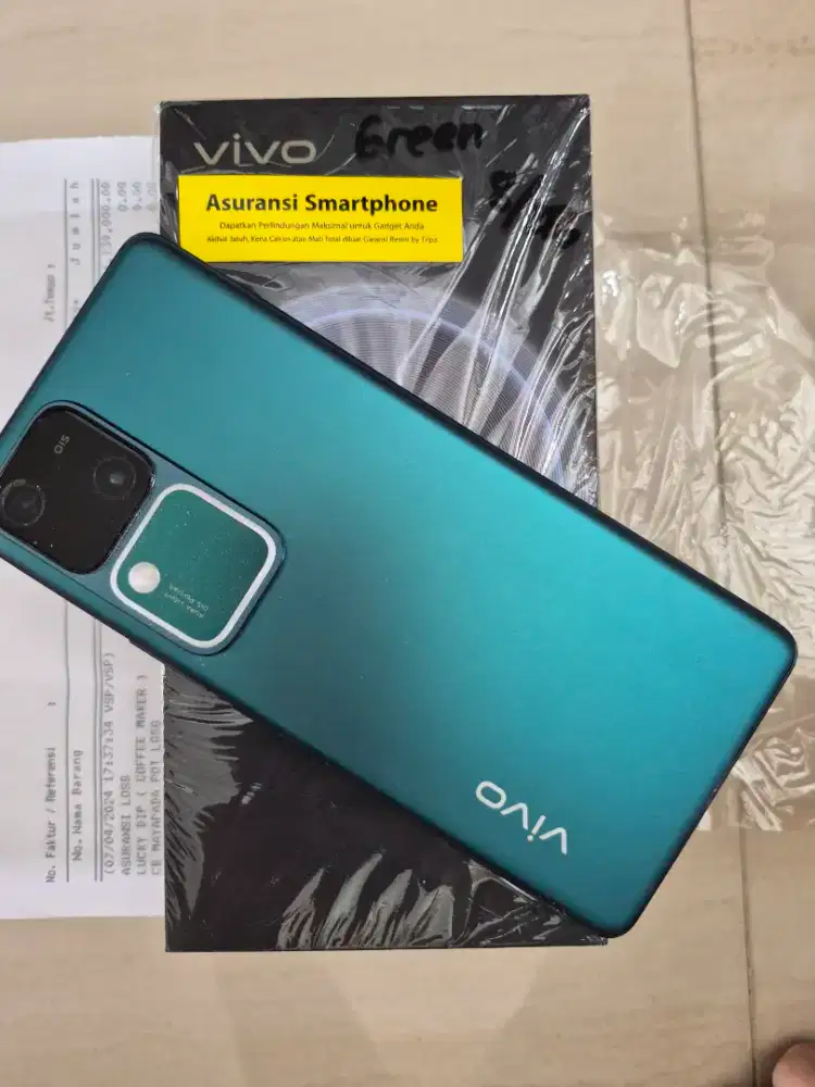 Vivo v30 5g 8/256 full set hijau tosca