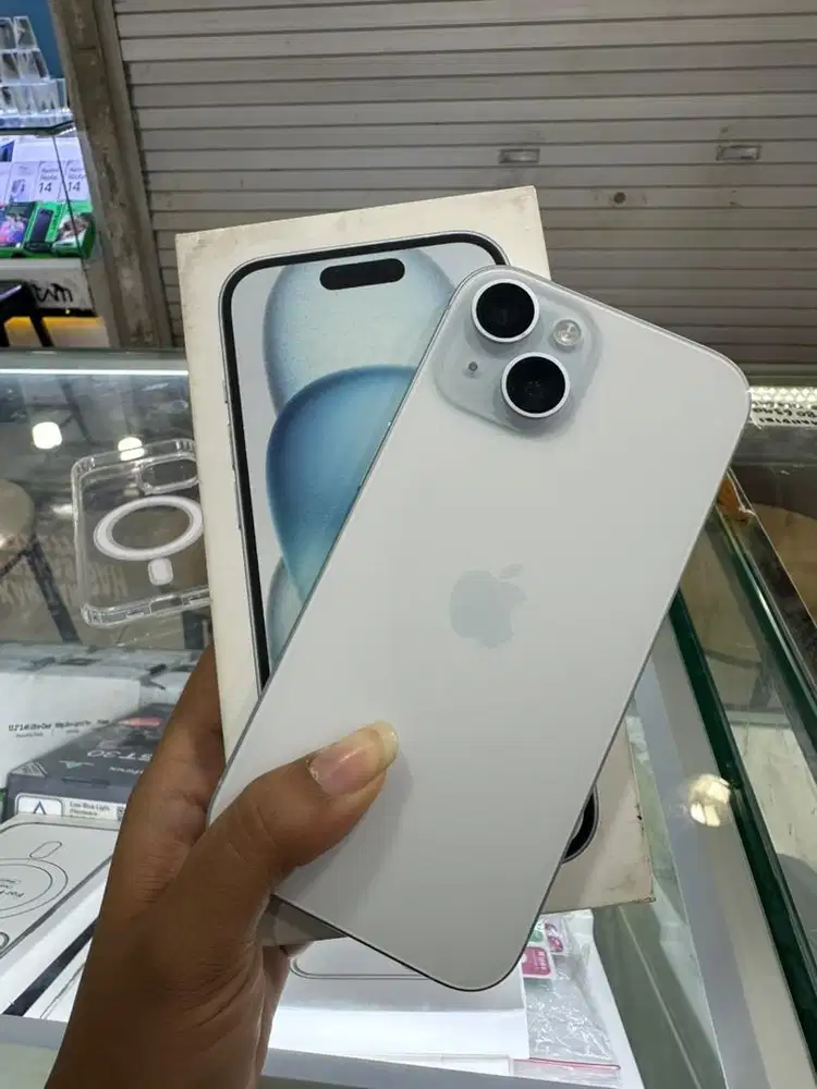IPHONE 15 128GB EKS IBOX BH 97% MULUSS