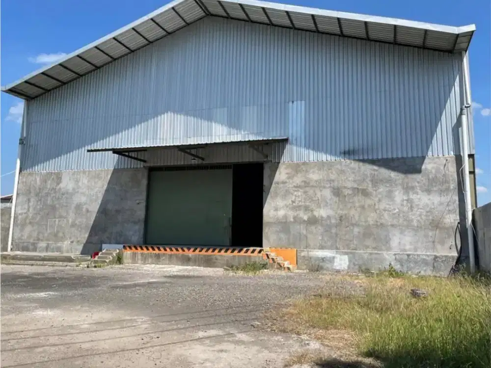 Di Sewakan Gudang Bagus, Luas, Akses Kontainer  di Delanggu Klaten Jawa Tengah