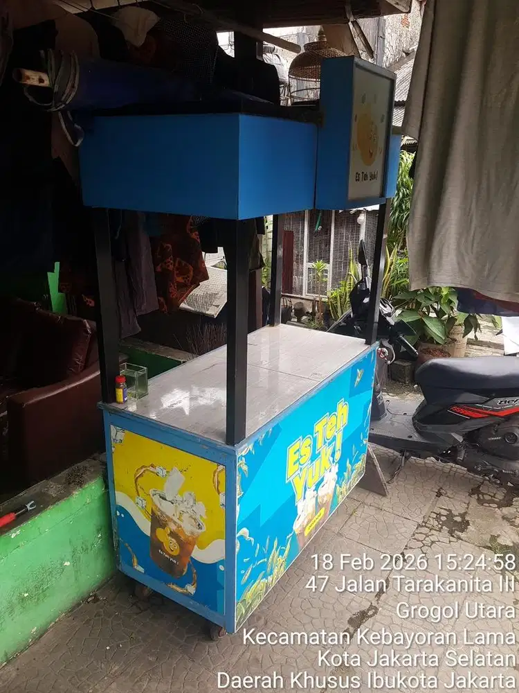 Gerobak Es Teh / Gorengan / Makanan / Minuman lainnya