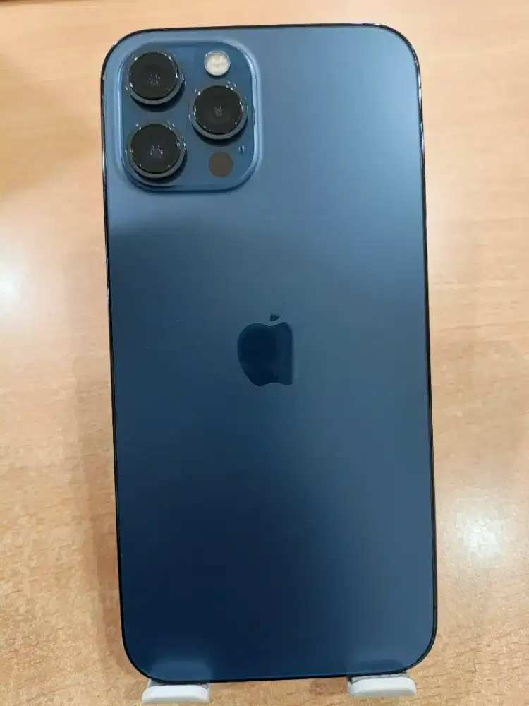 iPhone 12 Pro Max ex iBox Pacific Blue Fullset Normal Free Case Banyak