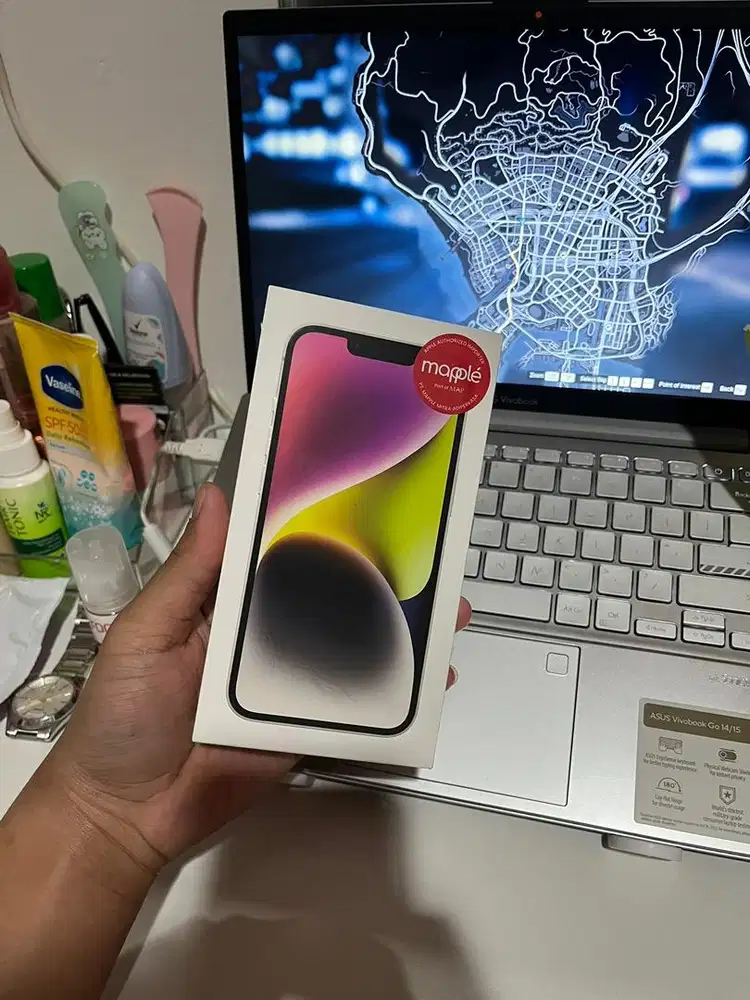 14 128gb starlight segel green peel