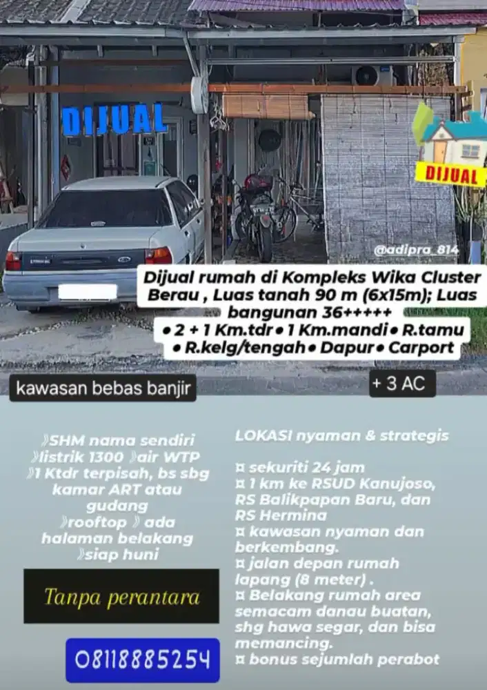 Rumah Nyaman dan Tenang di Wika