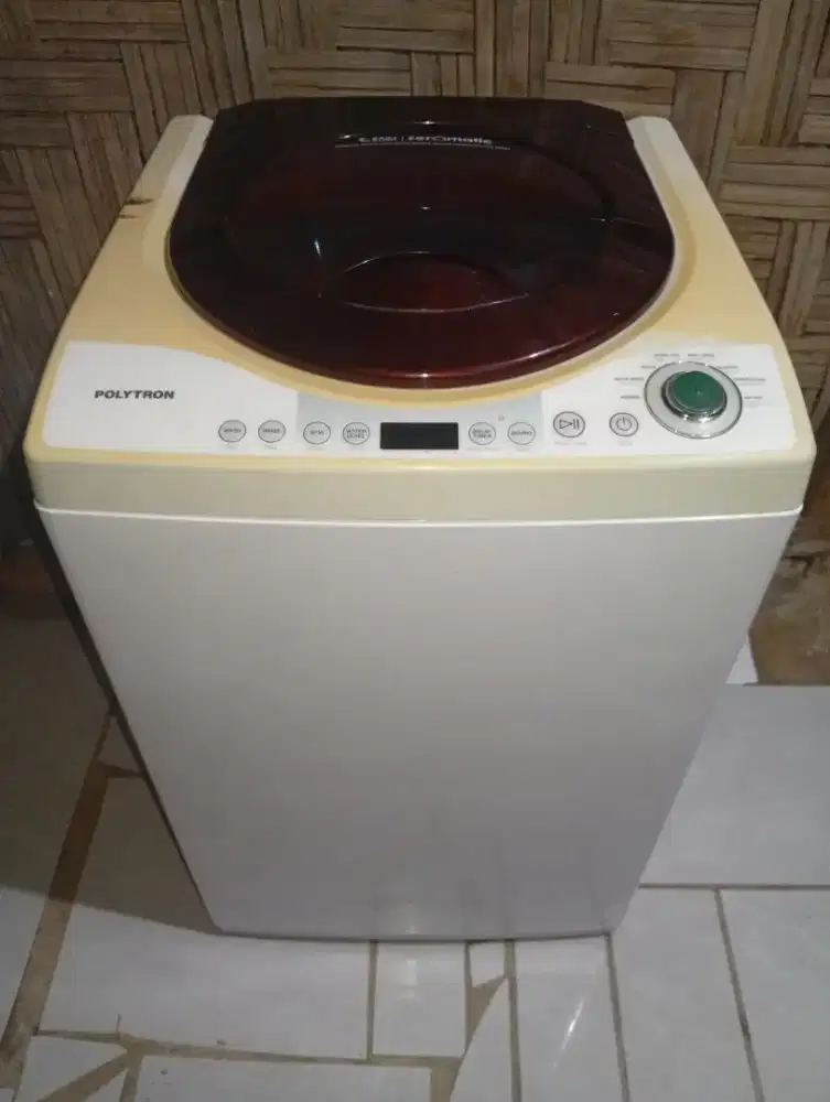 Jual mesin cuci otomatis merk polytron kapasitas 8kg (baca keterangan)