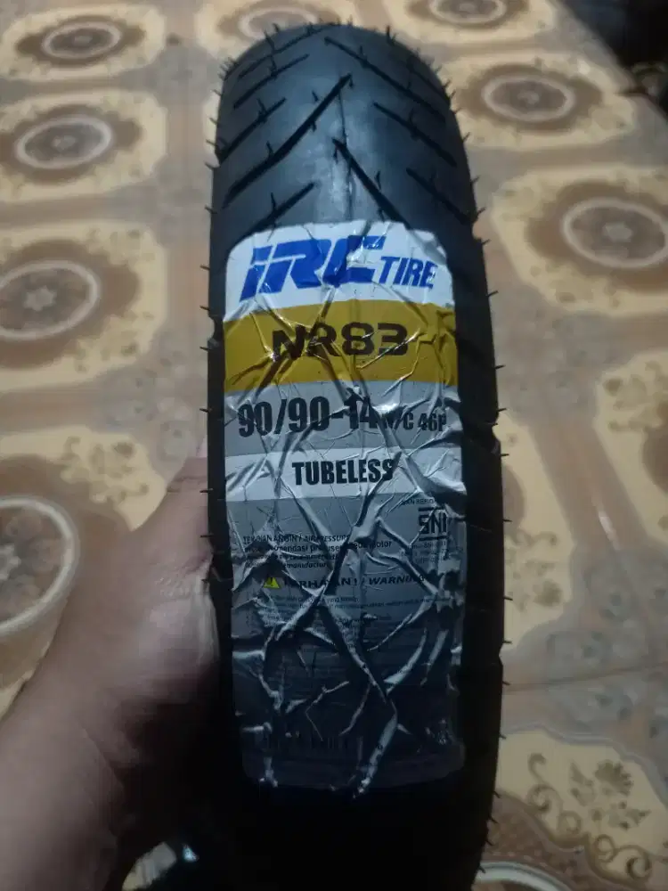 Ban tubles IRC ring 14 ukuran 90/90 new original