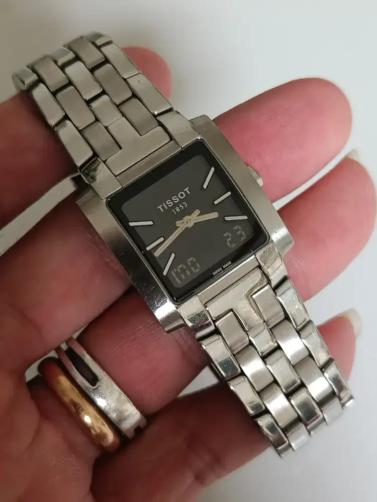 TISSOT wanita T-Trend/TXL Quartz Analog-Digital original.ekas bagus