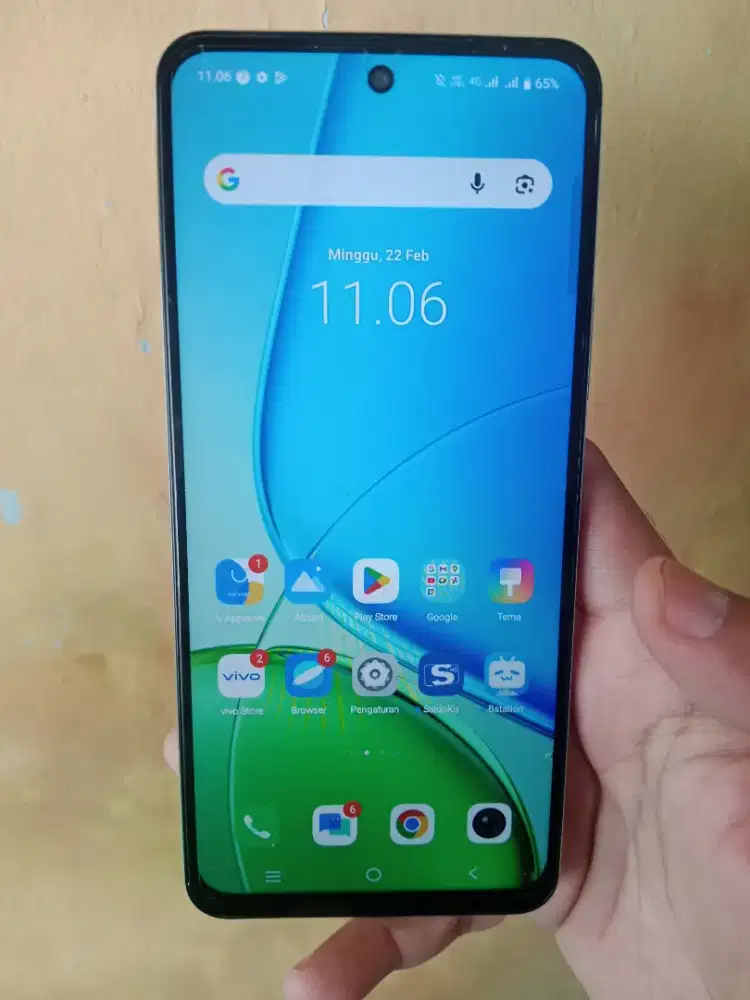 Vivo Y29 NFC ram 8/256 gb nominus batre 6500 mah ip 69 tahan air