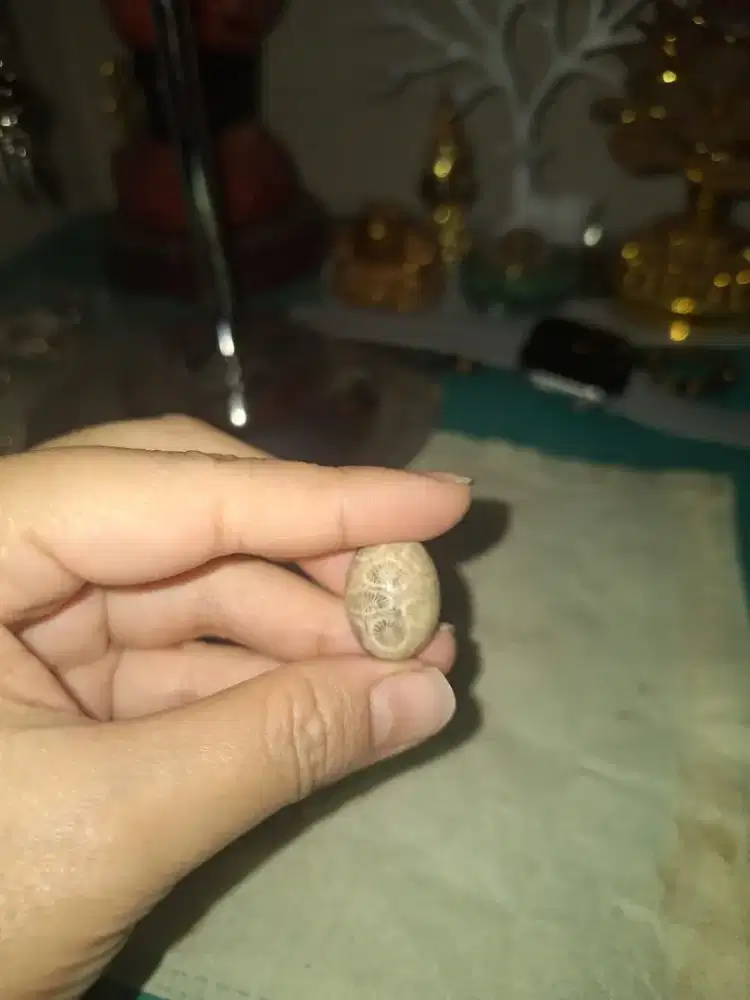 Batu akik bentuk motif 
Teratai uk mini 
Limited edition 
Barang teraw