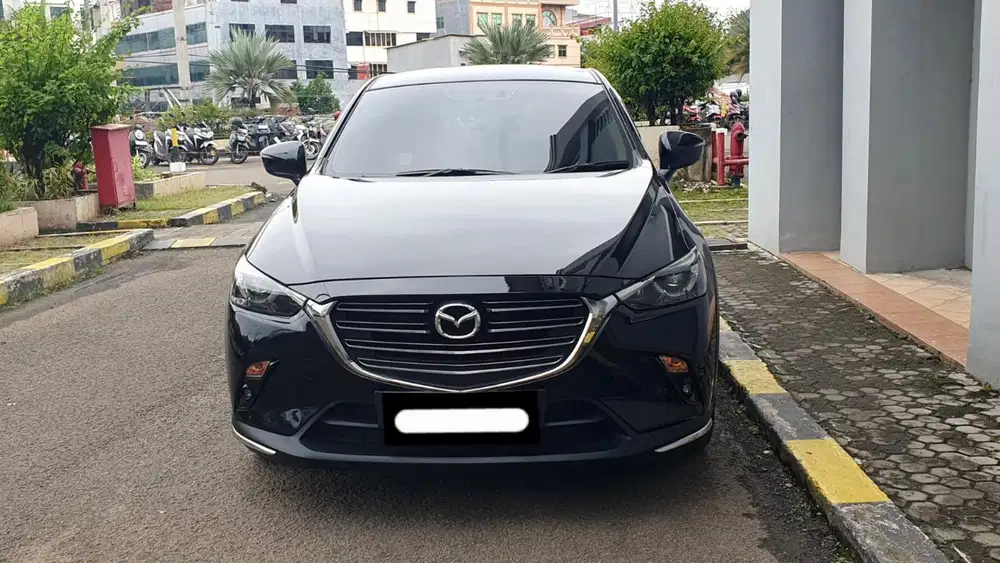 Km16rb mazda cx3 pro sunroof 2021 hitam pajak panjang