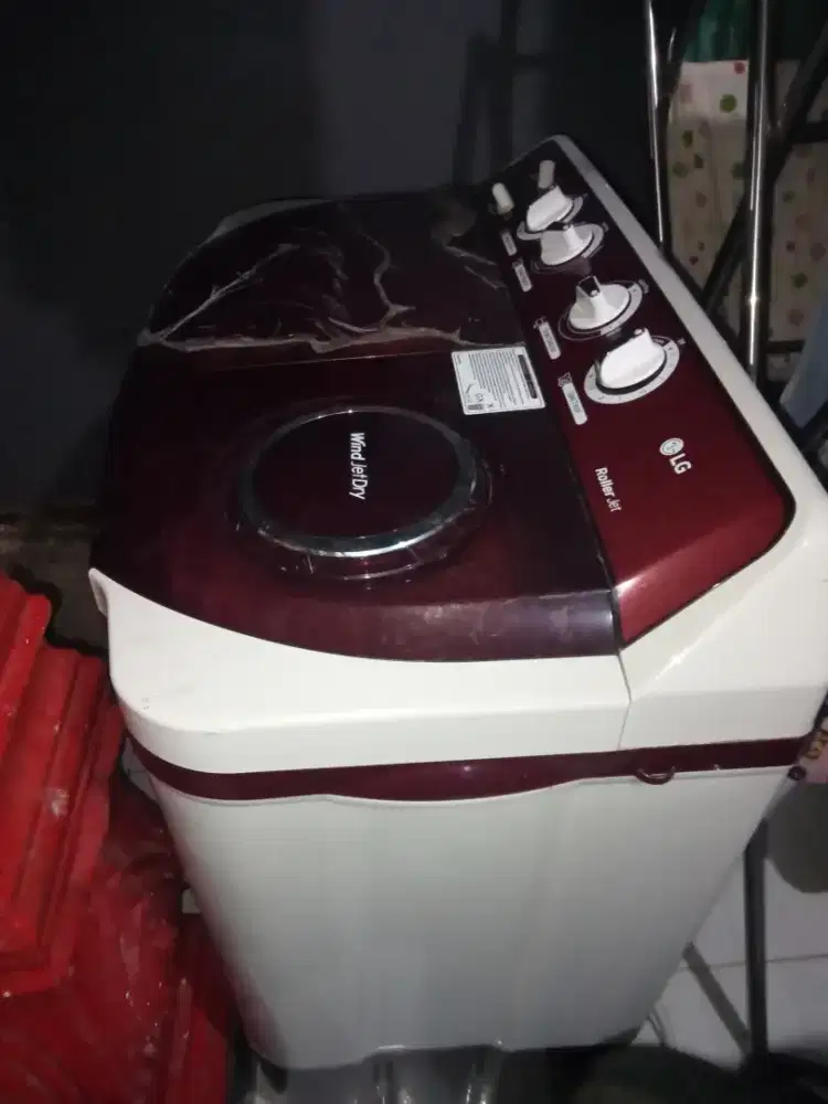 Mesin cuci lG 2 tabung.. like new.