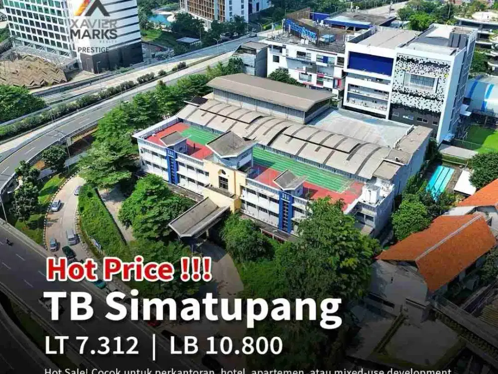 HOT SALE – RARE OPPORTUNITY! 
FOR SALE – TB SIMATUPANG, JAKARTA SELATAN
Zona Komersial – Izin Bangunan di atas 10 Lantai

Lokasi Strategis & Prestisius
Berlokasi di jantung kawasan bisnis TB Simatupang, hanya selangkah dari Cilandak Town Square (CITOS), P