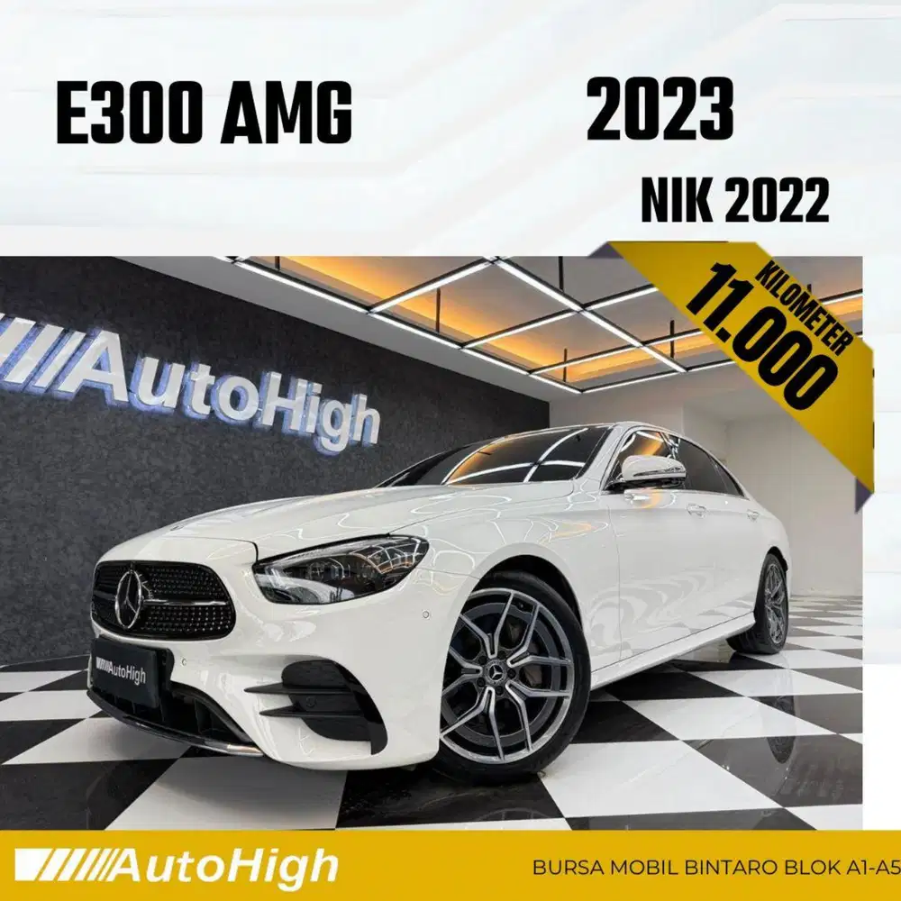 DP10% [Km11.000] E300 AMG 2022 White Reg 2023 #AUTOHIGH