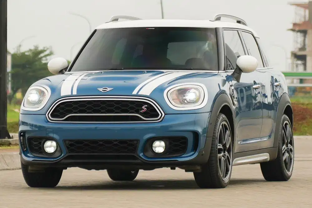 Papa Smurf! JCW Pack Mini Countryman Cooper S 2020 F60 Island Blue!