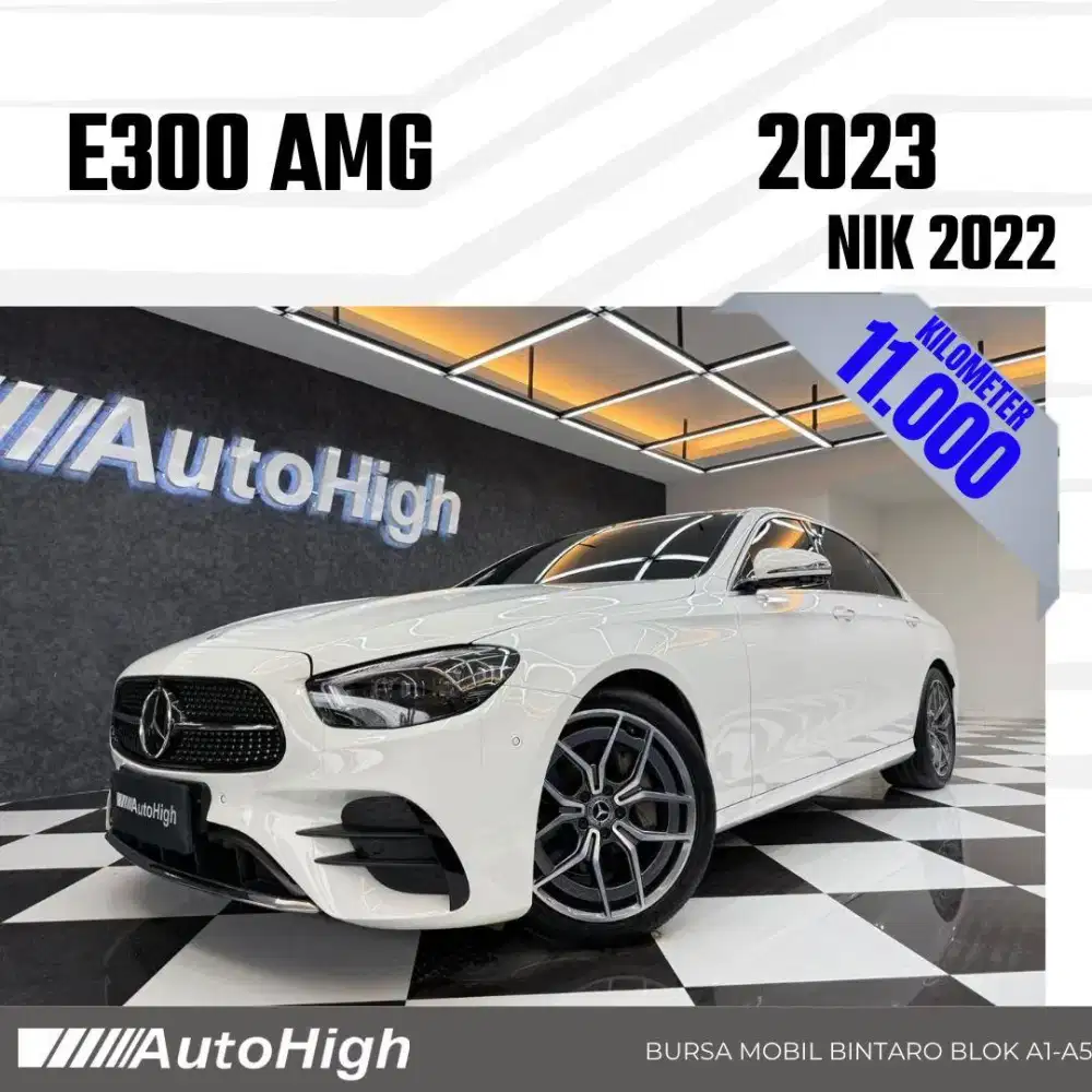 DP10% [Km11.000] E300 AMG 2022 White Reg 2021 #AUTOHIGH