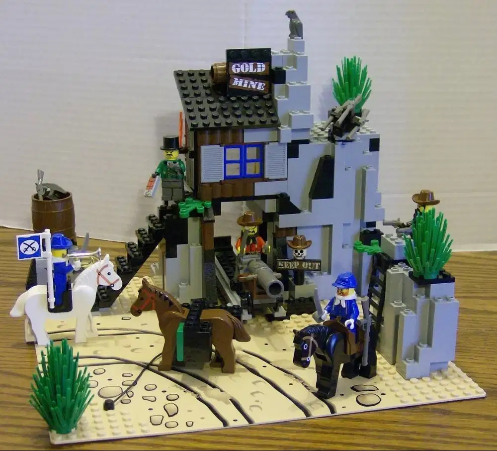 Lego Western 6761 - Bandit hideout - Vintage