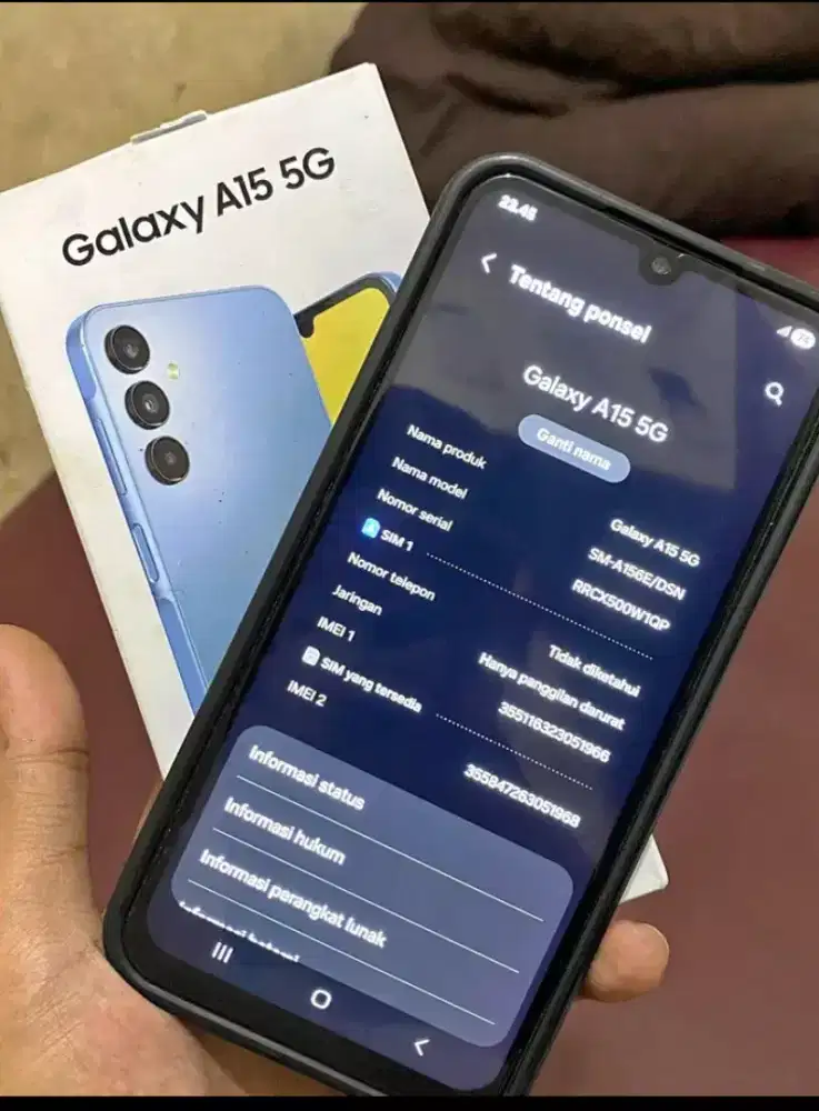 Jual tuh hp Samsung a05s 5g ram 8 mulus