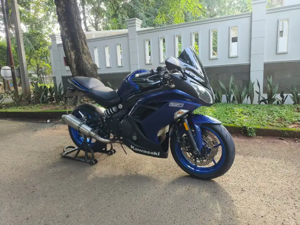 Kawasaki ER6F Blue Limited Edition 2014 Nik 2012 Mulus
