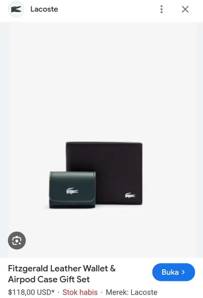 LACOSTE SARUNG DOMPET AIRPODS ORIGINAL BARU